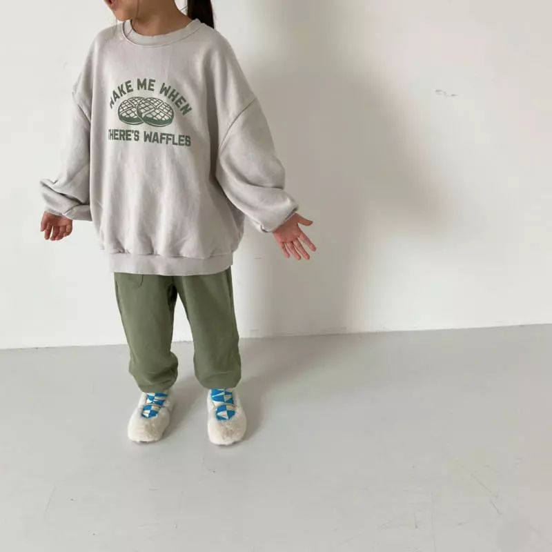 Apfel - Korean Children Fashion - #Kfashion4kids - Waffle Sweatshirt - 4