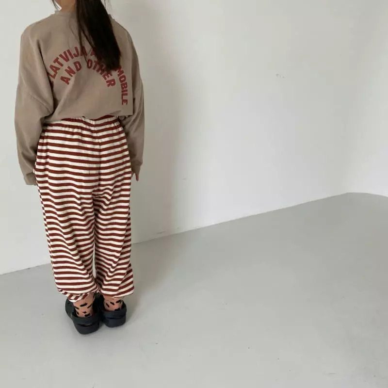 Apfel - Korean Children Fashion - #littlefashionista - Choco Waffle Pants - 10
