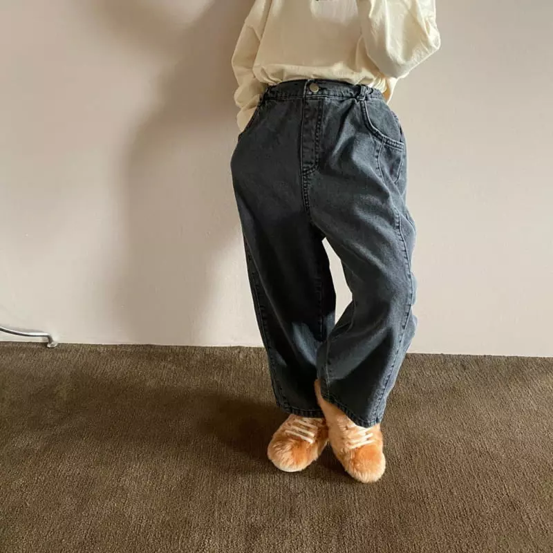 Apfel - Korean Children Fashion - #magicofchildhood - Line Denim Jeans - 8