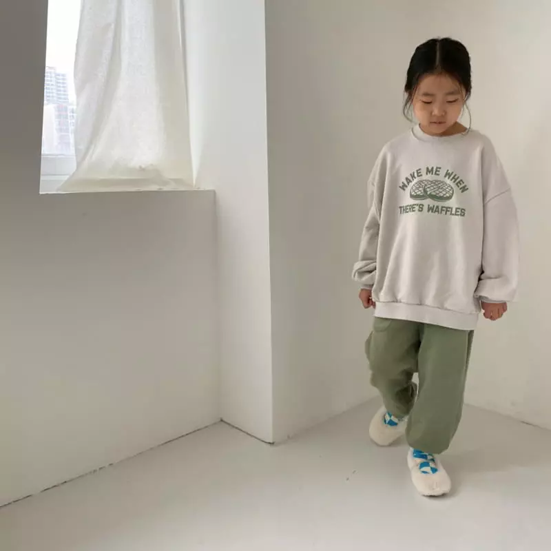 Apfel - Korean Children Fashion - #minifashionista - Waffle Sweatshirt - 6