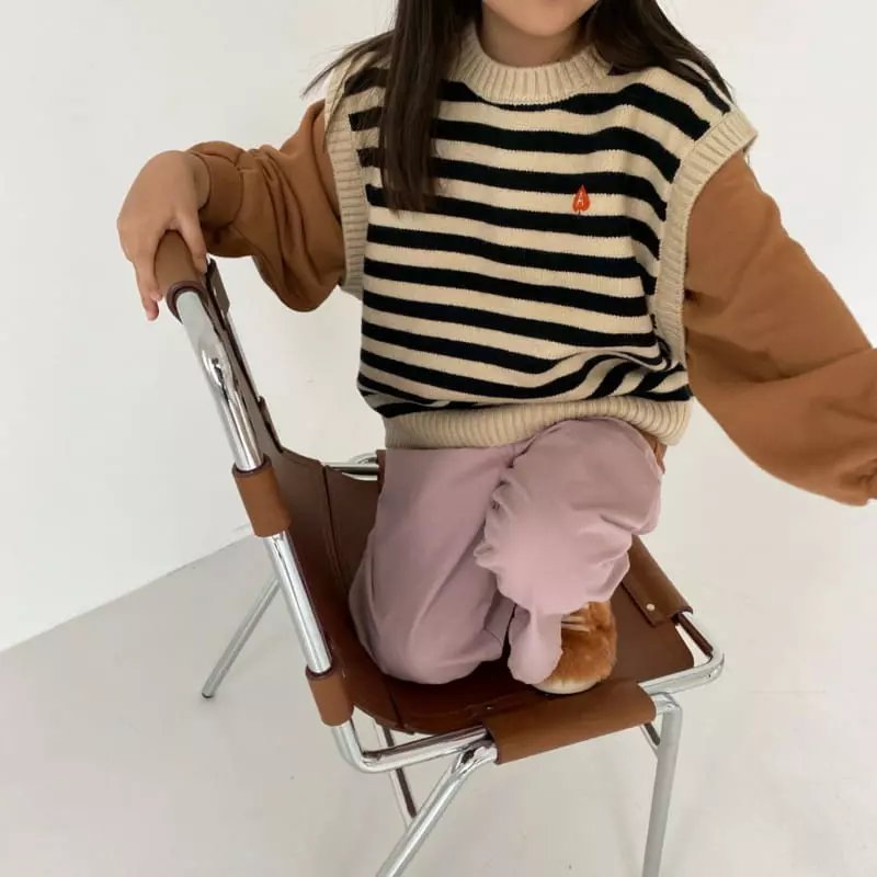 Apfel - Korean Children Fashion - #minifashionista - Well Knit Vest - 2