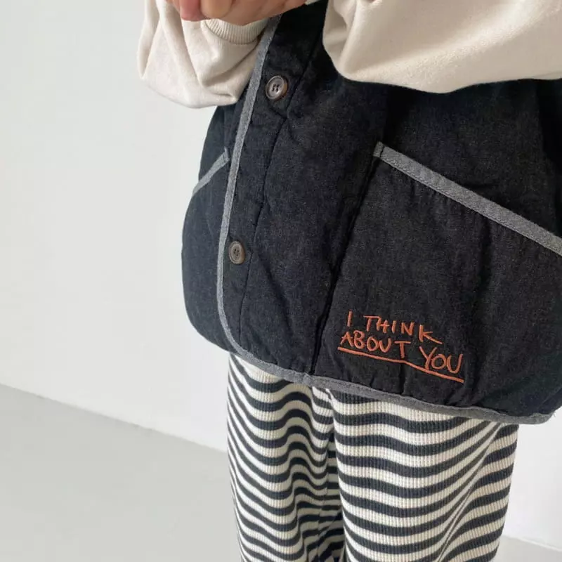 Apfel - Korean Children Fashion - #minifashionista - About Denim Vest