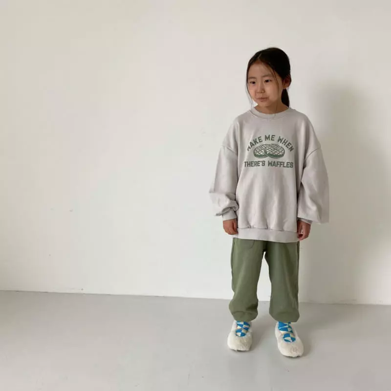 Apfel - Korean Children Fashion - #prettylittlegirls - Waffle Sweatshirt - 7