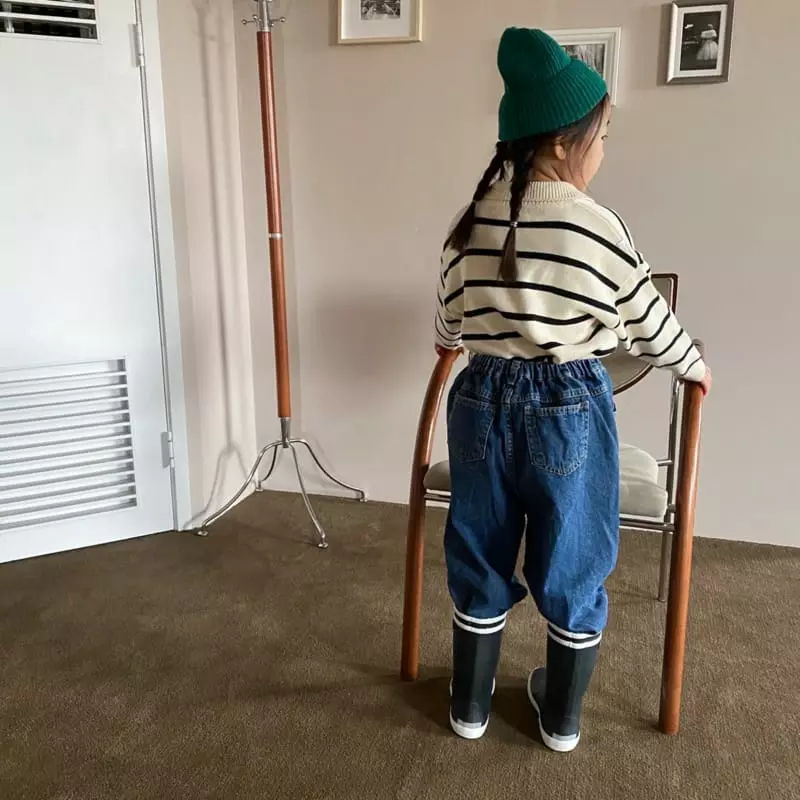 Apfel - Korean Children Fashion - #prettylittlegirls - Button Knit Tee - 5