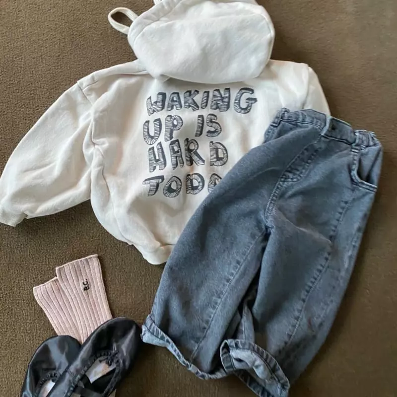 Apfel - Korean Children Fashion - #prettylittlegirls - Line Denim Jeans - 10