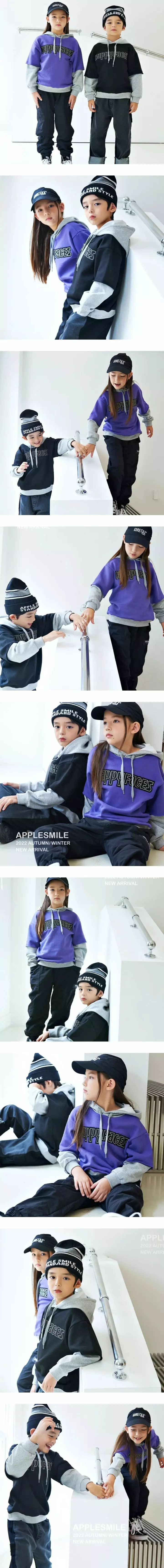 Apple Smile - Korean Children Fashion - #discoveringself - Happy Hoody