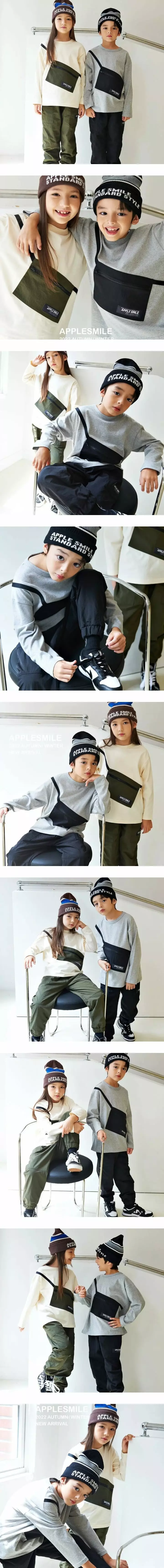 Apple Smile - Korean Children Fashion - #littlefashionista - Bag Tee