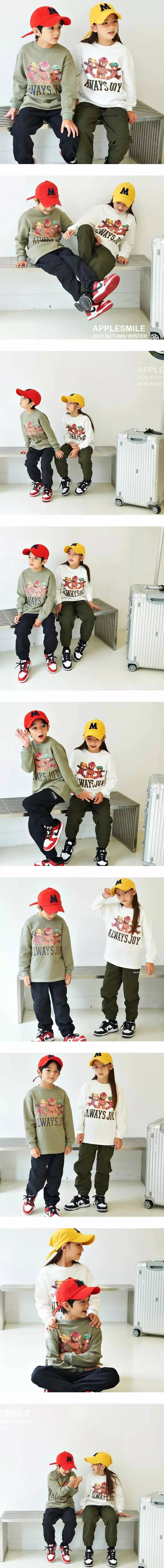 Apple Smile - Korean Children Fashion - #magicofchildhood - Joy Tee