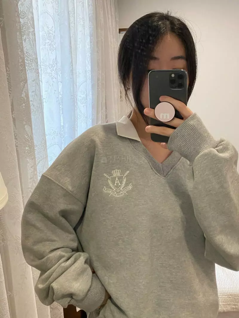 Arr - Korean Women Fashion - #momslook - Mark Sweatshirt - 9