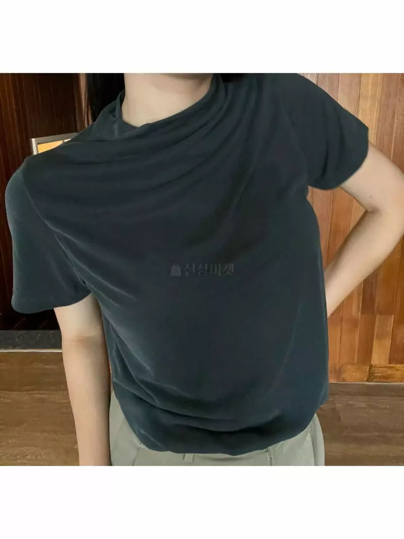 Arr - Korean Women Fashion - #shopsmall - Sand Half Turtleneck Tee
