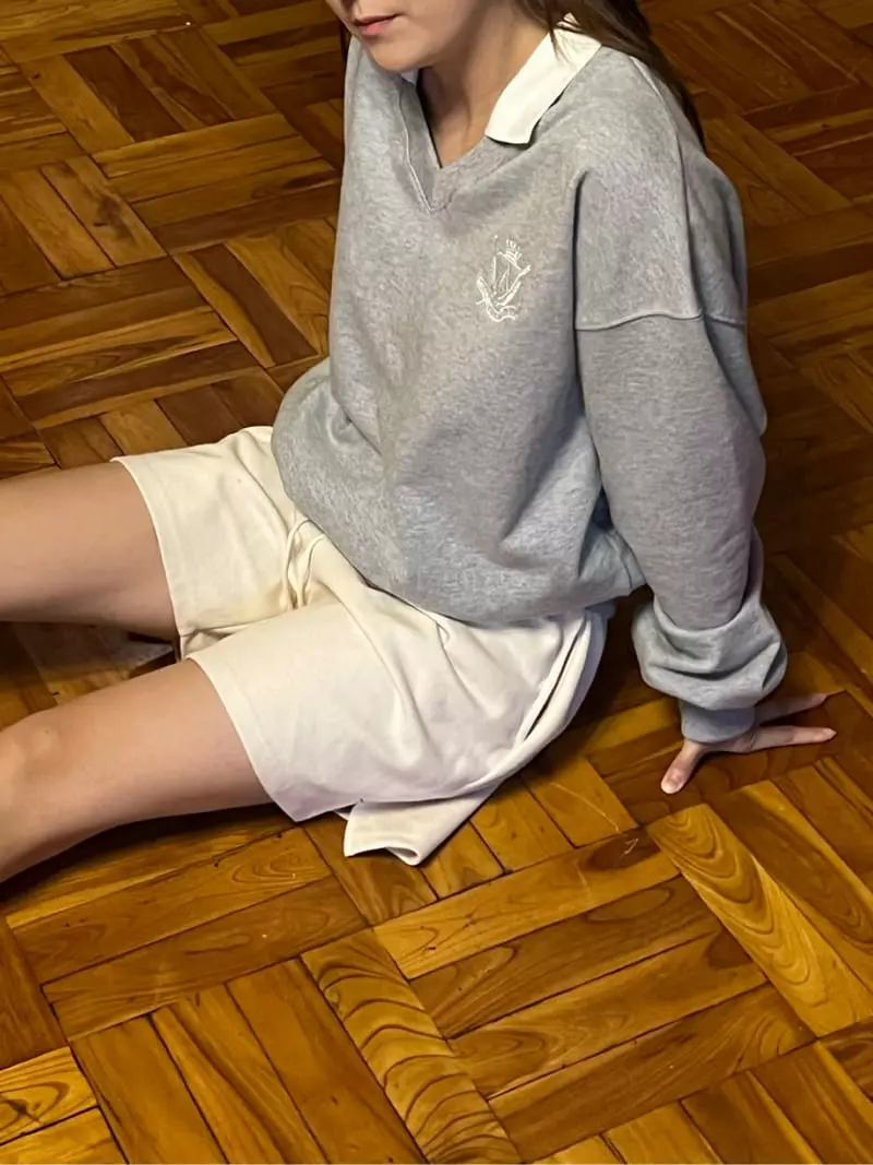 Arr - Korean Women Fashion - #womensfashion - Mark Sweatshirt - 2
