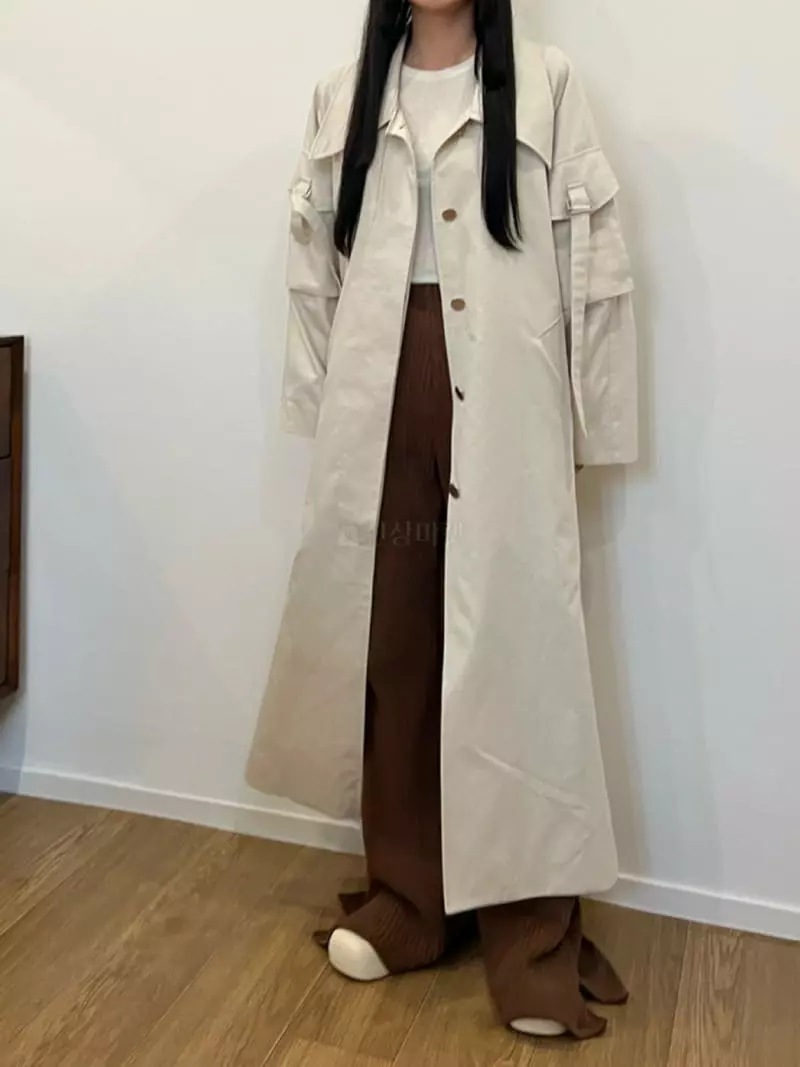 Arr - Korean Women Fashion - #womensfashion - Pocket Coat - 5