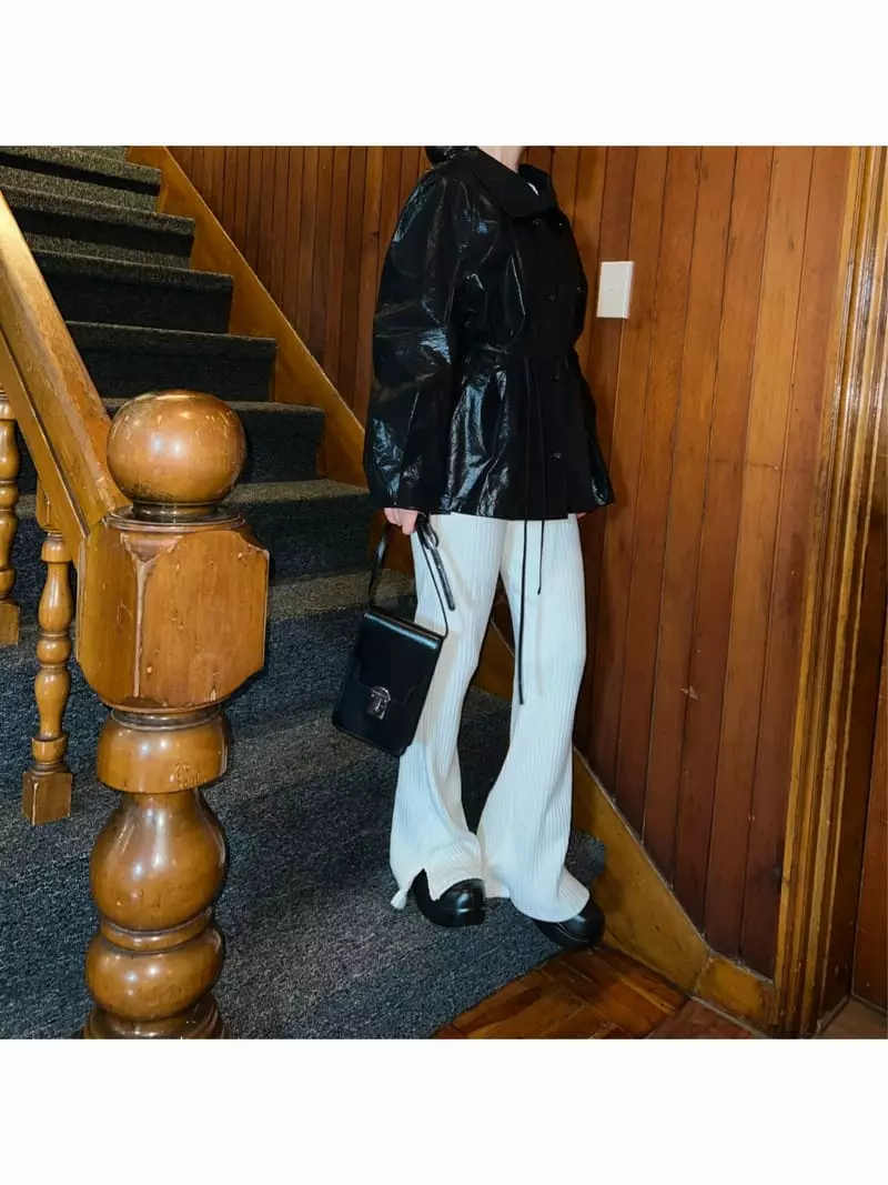 Arr - Korean Women Fashion - #womensfashion - Slit Rib Pants - 11