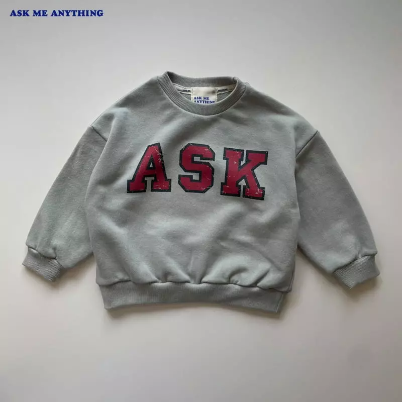 Ask Me Anything - Korean Children Fashion - #Kfashion4kids - Ask Sweatshirt - 6
