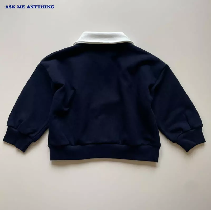 Ask Me Anything - Korean Children Fashion - #Kfashion4kids - Collar Sweatshirt - 5