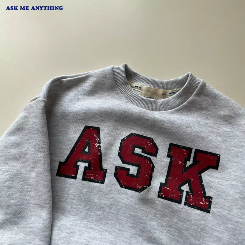 Ask Me Anything - Korean Children Fashion - #childofig - Ask Sweatshirt - 11