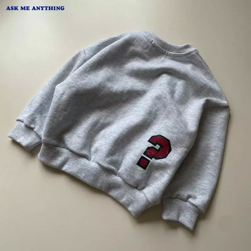 Ask Me Anything - Korean Children Fashion - #childofig - Ask Sweatshirt - 12