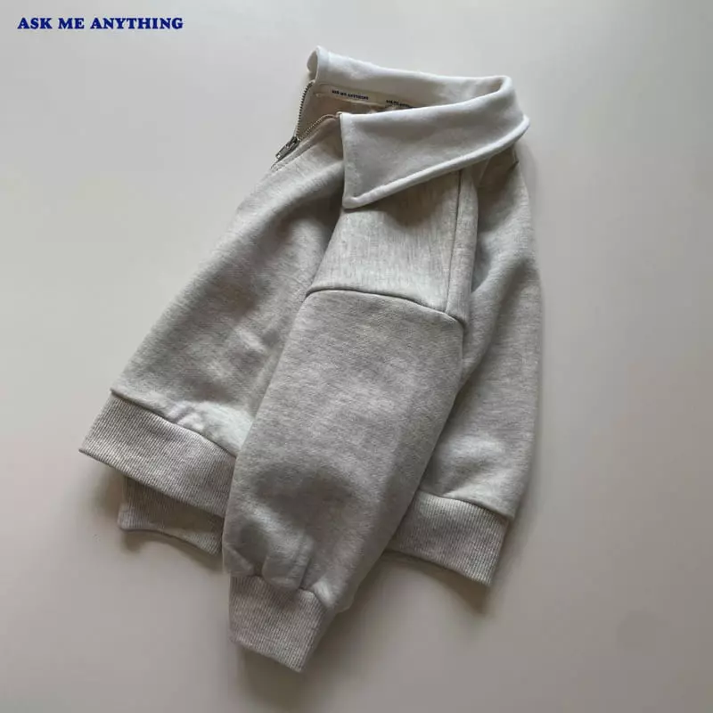Ask Me Anything - Korean Children Fashion - #childofig - Collar Sweatshirt - 11