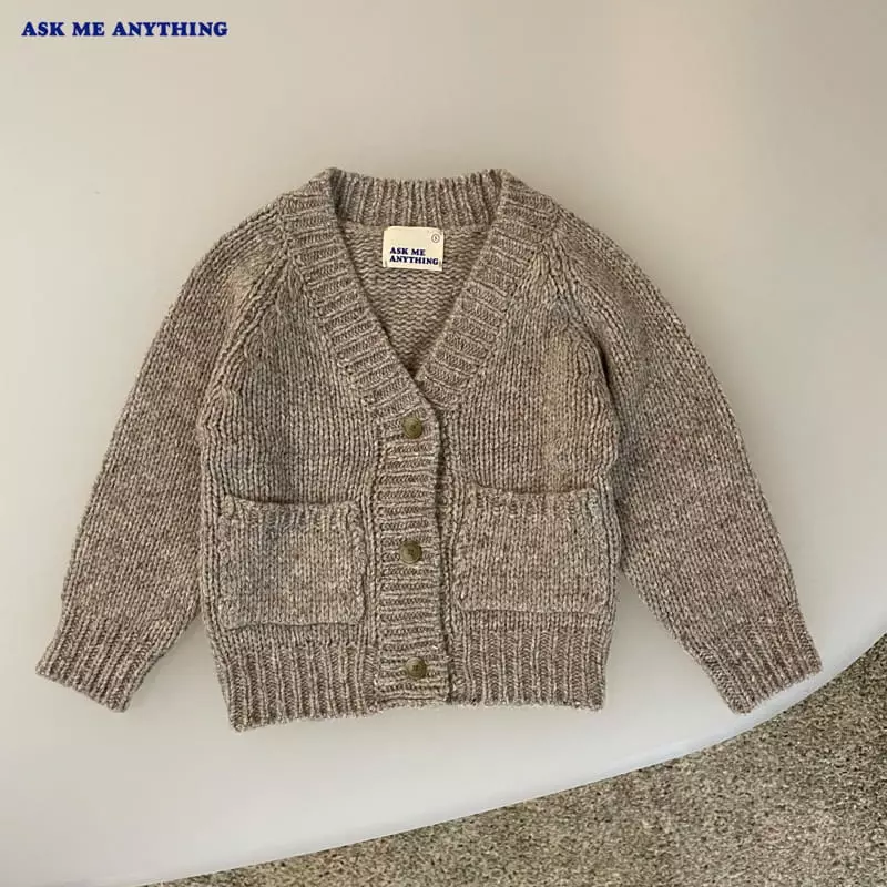 Ask Me Anything - Korean Children Fashion - #designkidswear - Neff Wool Cardigan - 9
