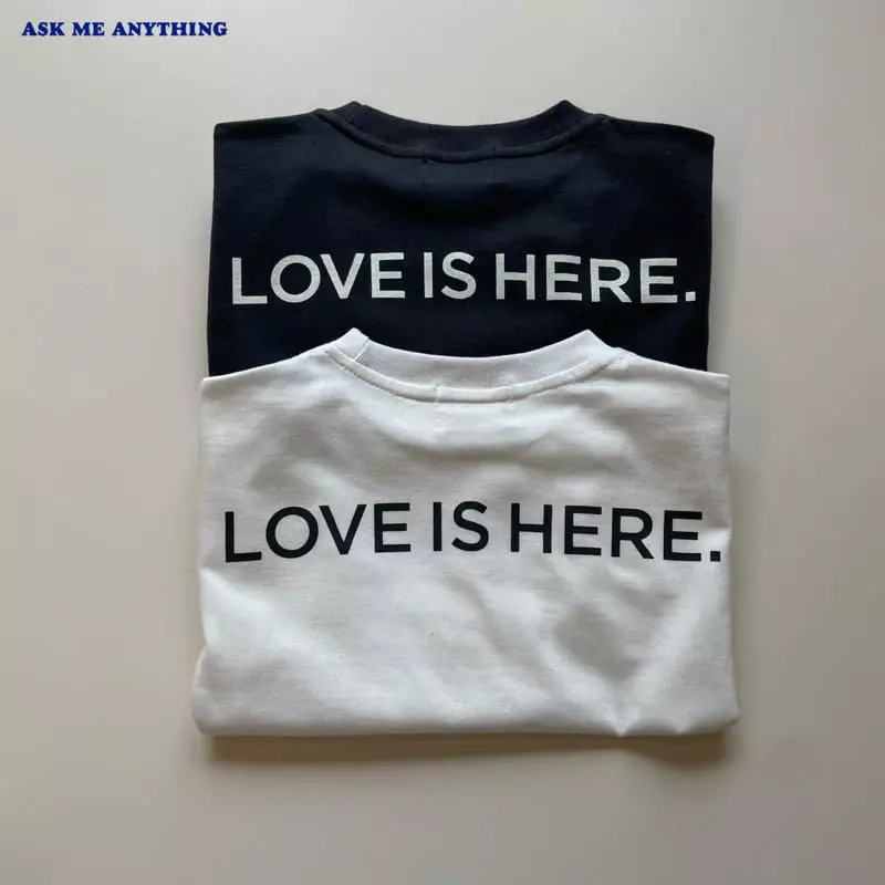 Ask Me Anything - Korean Children Fashion - #designkidswear - Love Is Tee - 3