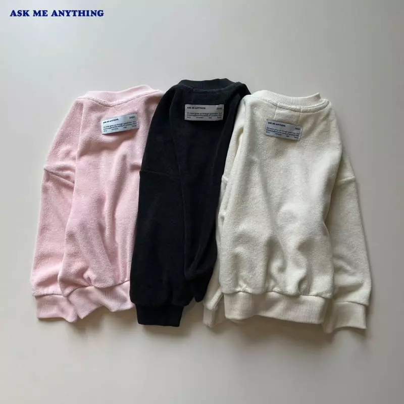Ask Me Anything - Korean Children Fashion - #designkidswear - Tery Sweatshirt