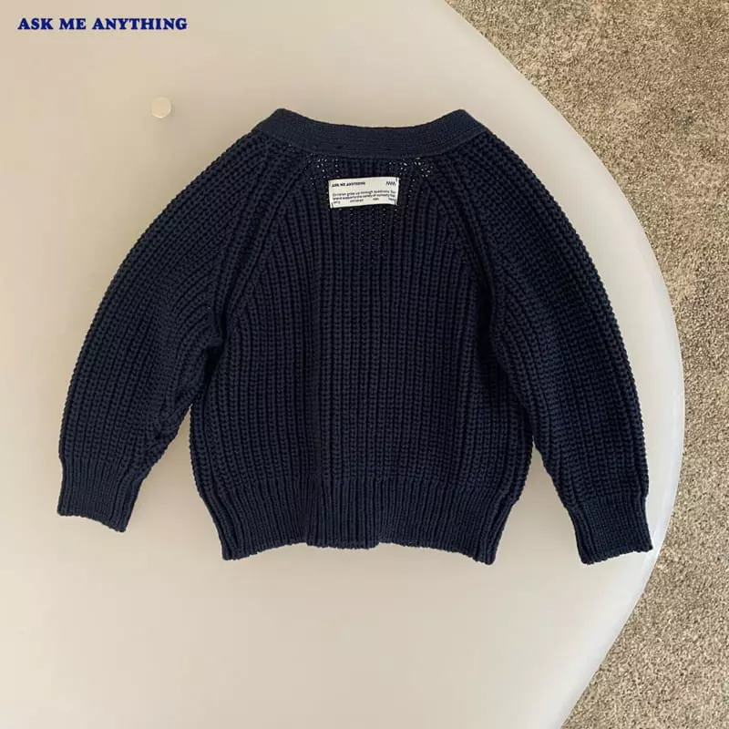 Ask Me Anything - Korean Children Fashion - #fashionkids - Hazi Cardigan - 9