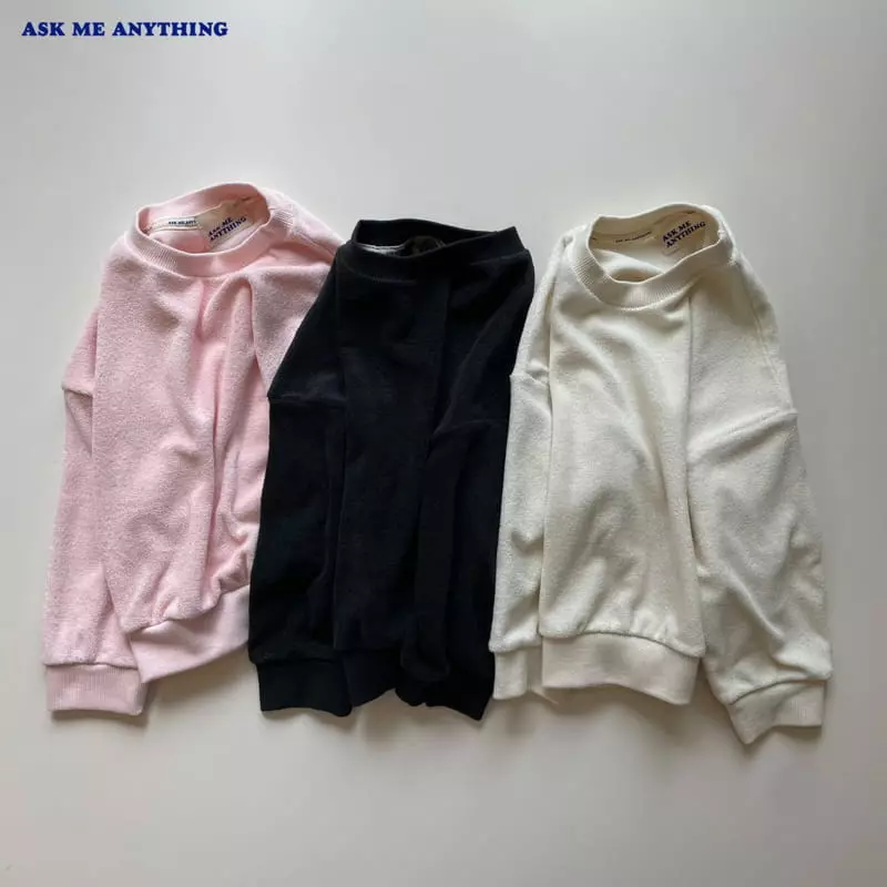 Ask Me Anything - Korean Children Fashion - #fashionkids - Tery Sweatshirt - 3