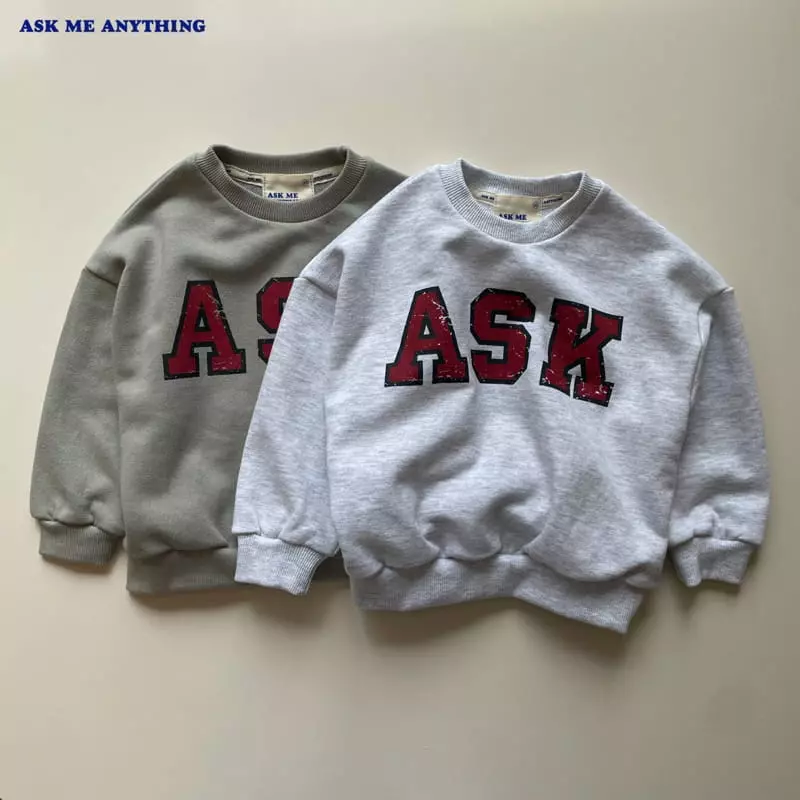 Ask Me Anything - Korean Children Fashion - #fashionkids - Ask Sweatshirt - 2