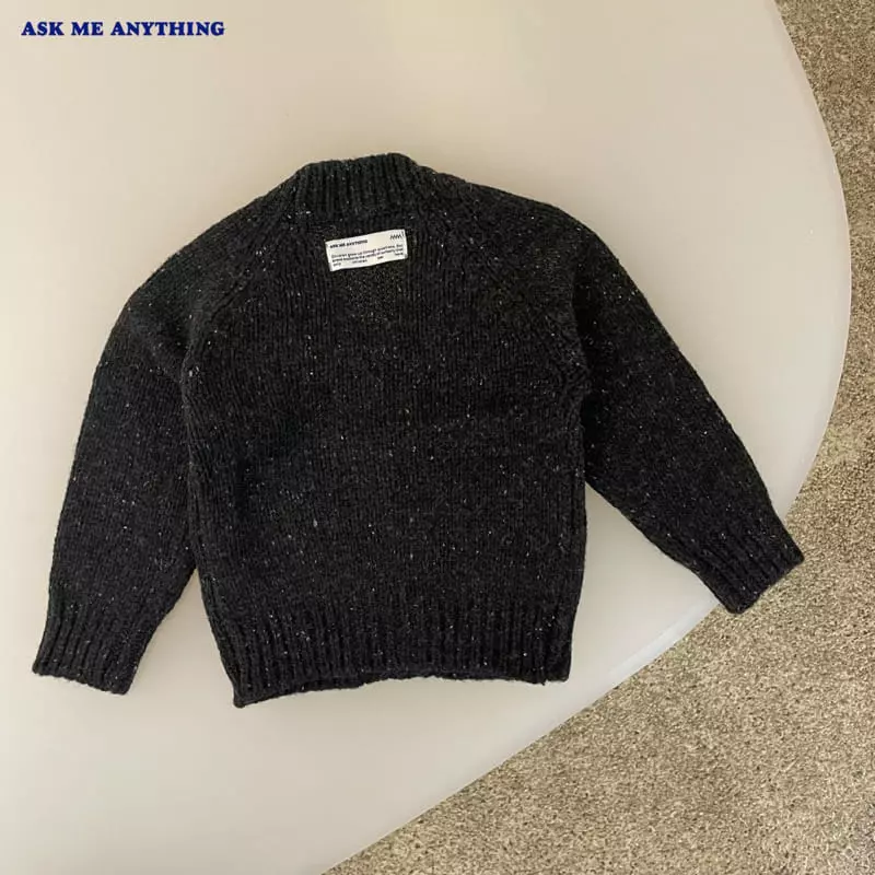 Ask Me Anything - Korean Children Fashion - #kidsshorts - Neff Wool Cardigan - 12