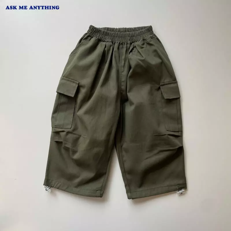 Ask Me Anything - Korean Children Fashion - #kidsshorts - Double Cargo Pants - 9