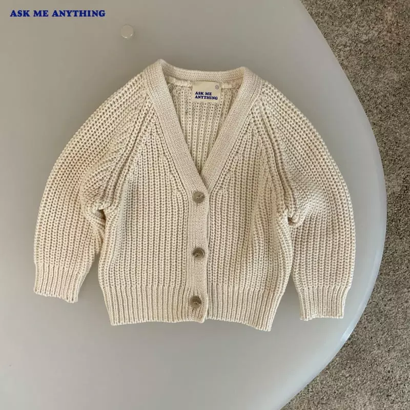 Ask Me Anything - Korean Children Fashion - #kidzfashiontrend - Hazi Cardigan - 12