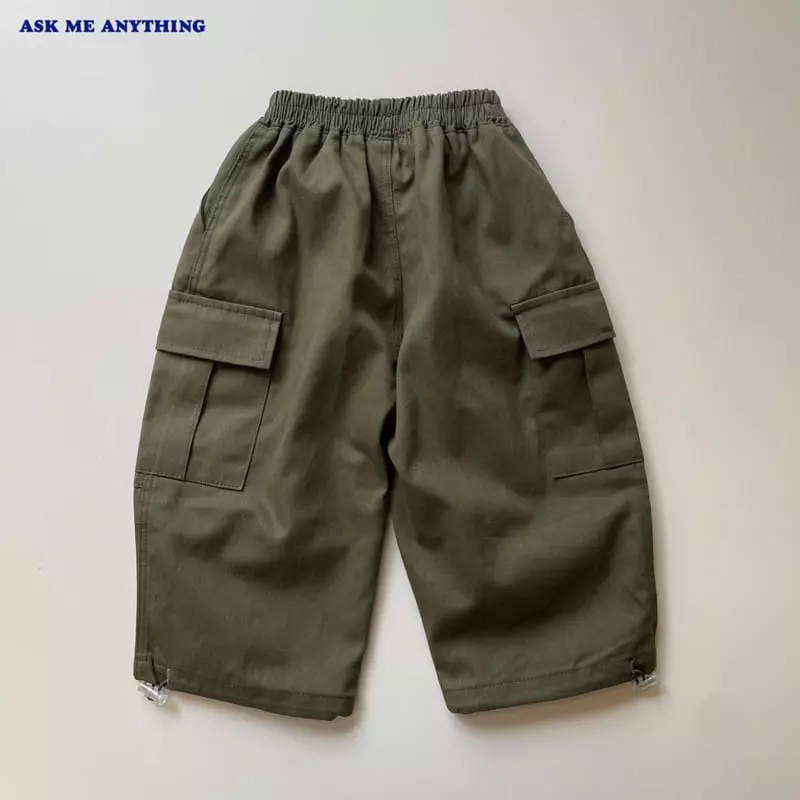 Ask Me Anything - Korean Children Fashion - #kidzfashiontrend - Double Cargo Pants - 11