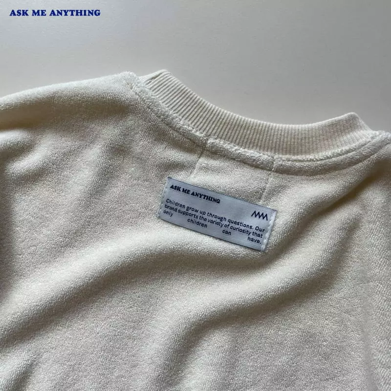 Ask Me Anything - Korean Children Fashion - #littlefashionista - Tery Sweatshirt - 8
