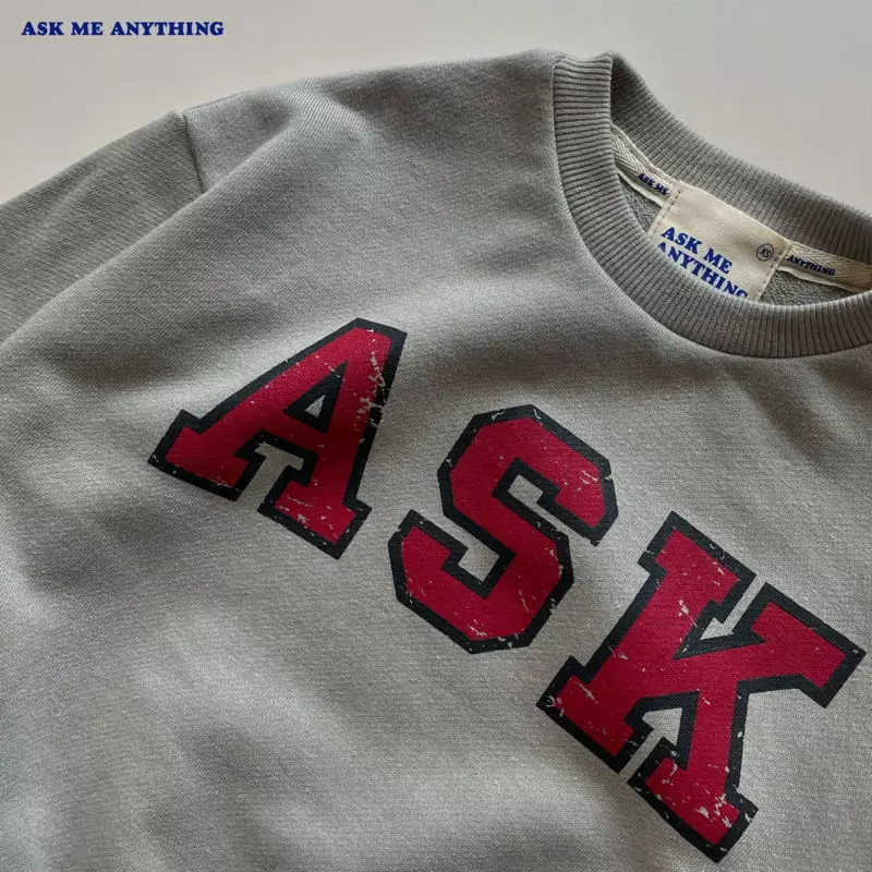 Ask Me Anything - Korean Children Fashion - #littlefashionista - Ask Sweatshirt - 7