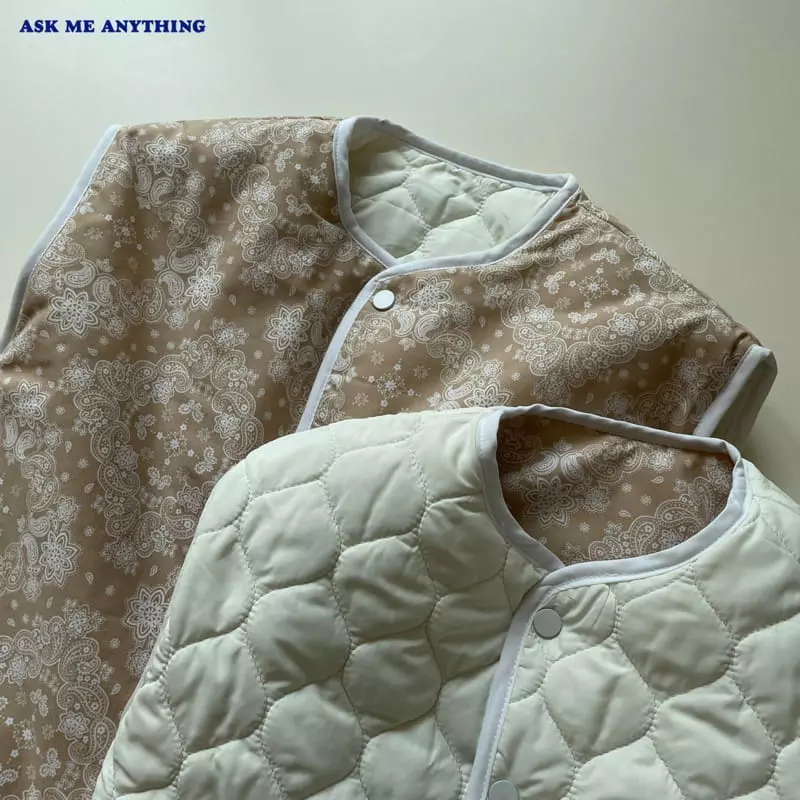 Ask Me Anything - Korean Children Fashion - #magicofchildhood - Paisely Reversible Vest - 5