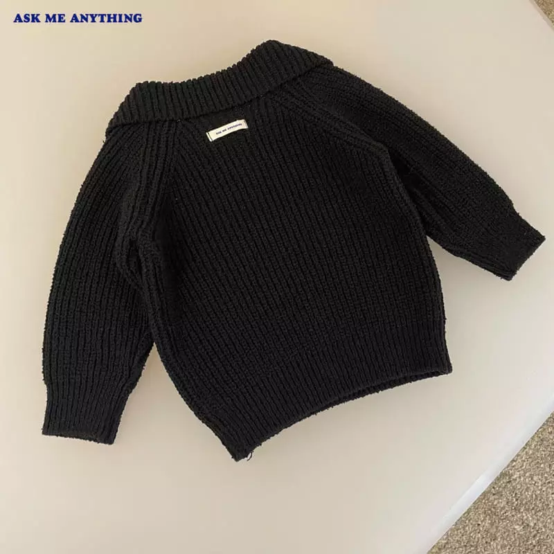 Ask Me Anything - Korean Children Fashion - #minifashionista - Coming Knit Top Bottom Set - 3