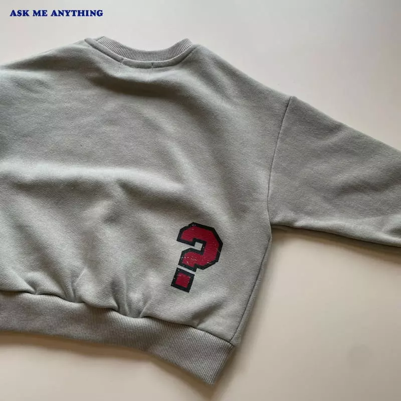 Ask Me Anything - Korean Children Fashion - #minifashionista - Ask Sweatshirt - 9