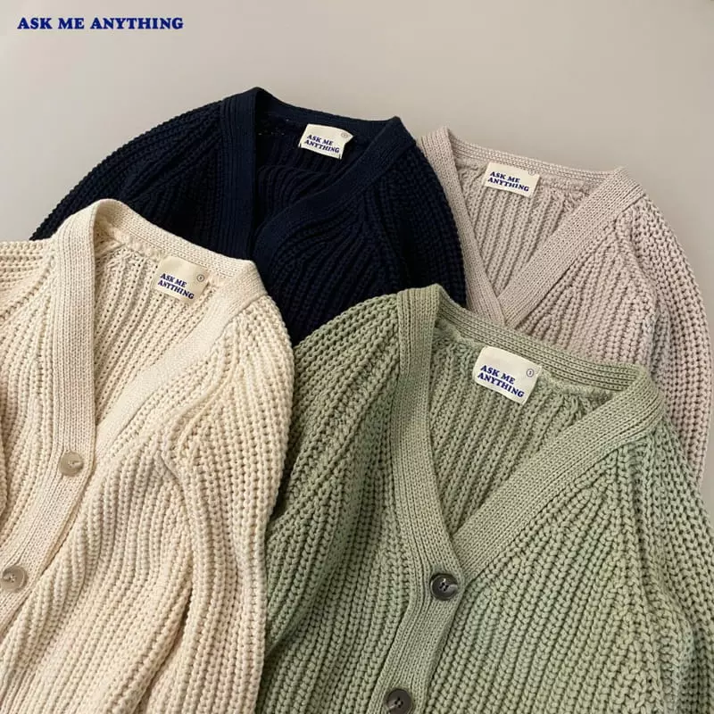 Ask Me Anything - Korean Children Fashion - #prettylittlegirls - Hazi Cardigan