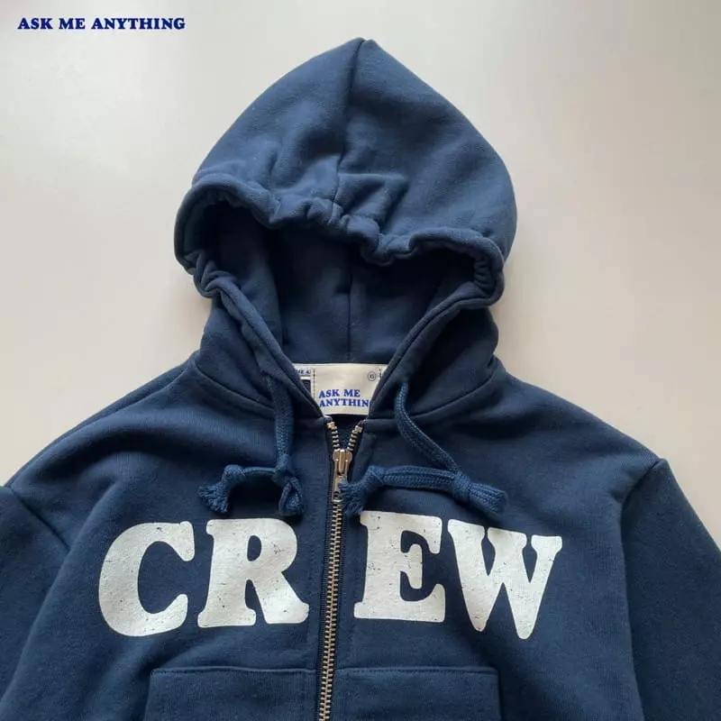 Ask Me Anything - Korean Children Fashion - #prettylittlegirls - Crew Hoody Zip-up - 8