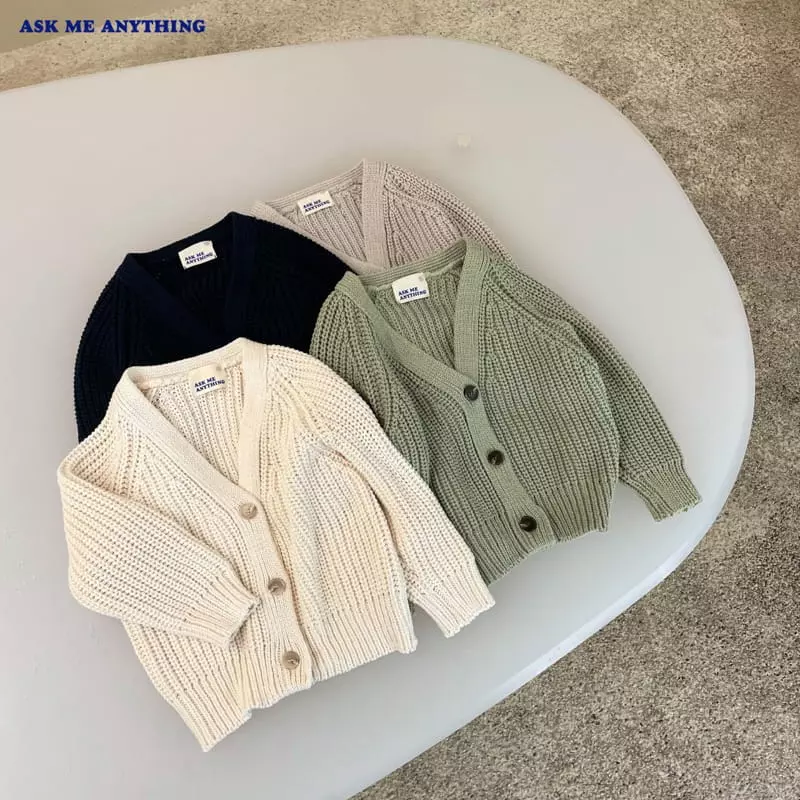 Ask Me Anything - Korean Children Fashion - #todddlerfashion - Hazi Cardigan - 2