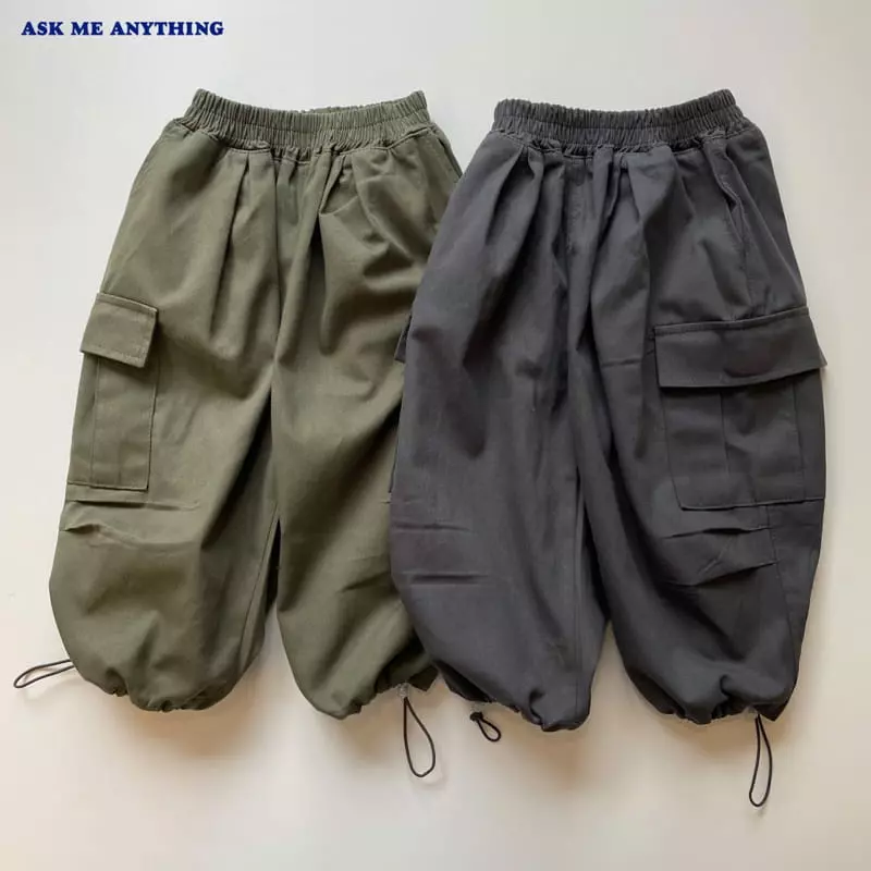 Ask Me Anything - Korean Children Fashion - #todddlerfashion - Double Cargo Pants