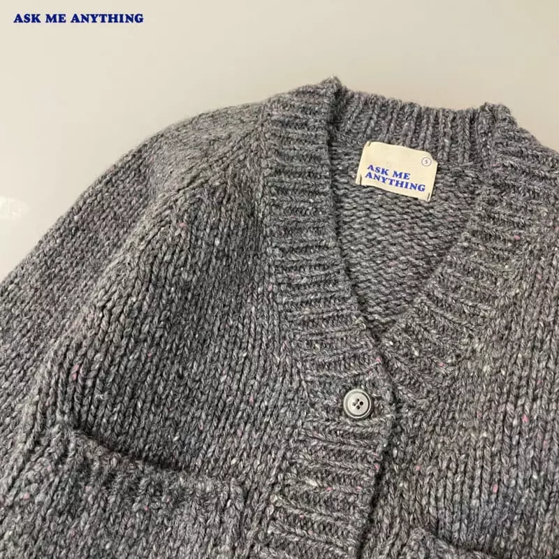 Ask Me Anything - Korean Children Fashion - #toddlerclothing - Neff Wool Cardigan - 5