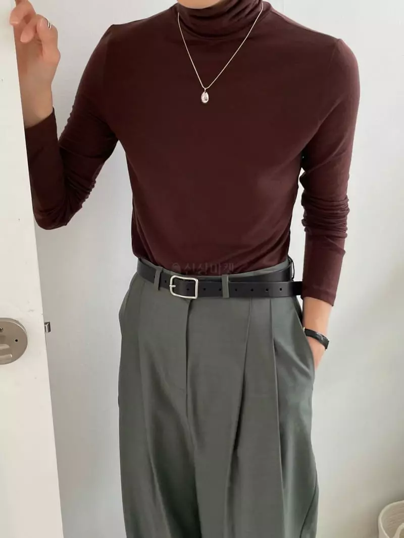 Atmosphere - Korean Women Fashion - #momslook - Olly Turtleneck Tee - 8