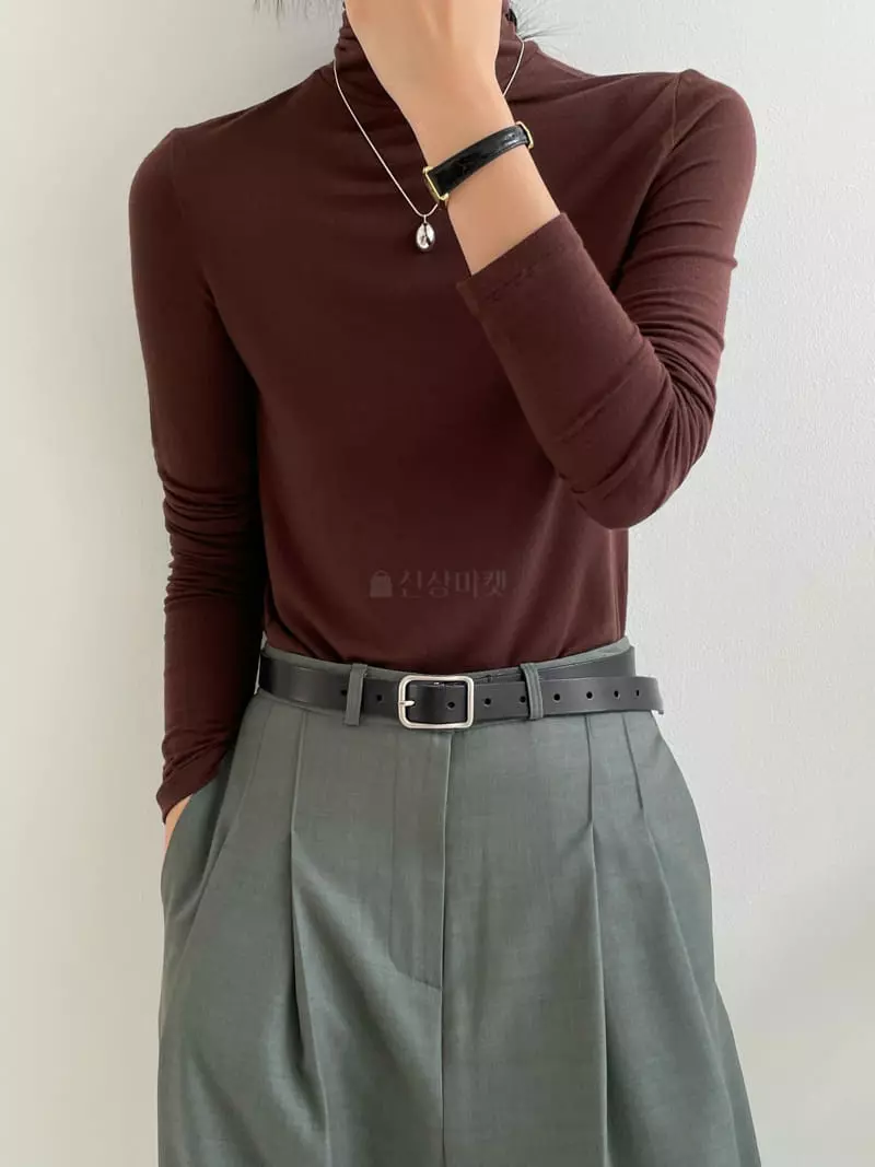 Atmosphere - Korean Women Fashion - #thatsdarling - Olly Turtleneck Tee - 6