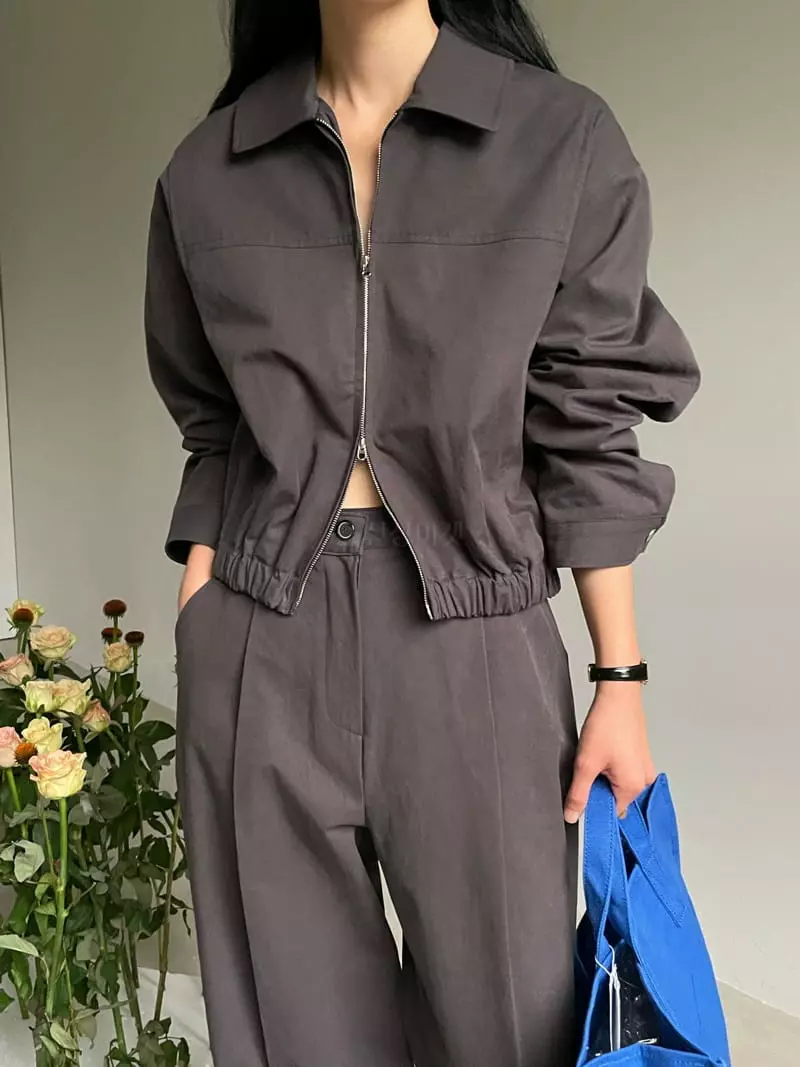 Atmosphere - Korean Women Fashion - #shopsmall - Bridge Cotton Jacket - 4