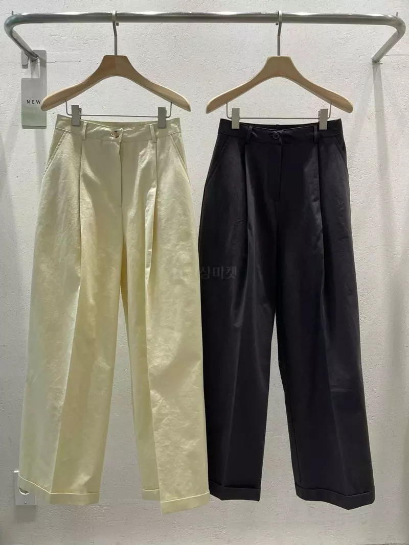 Atmosphere - Korean Women Fashion - #womensfashion - Bridge Cotton Pants - 10