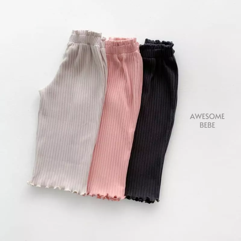 Awesome Bebe - Korean Children Fashion - #Kfashion4kids - Terry Rib Pants - 5