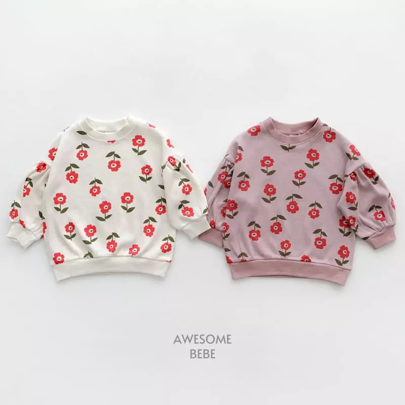 Awesome Bebe - Korean Children Fashion - #Kfashion4kids - Daisy Waffle Sweatshirt - 10