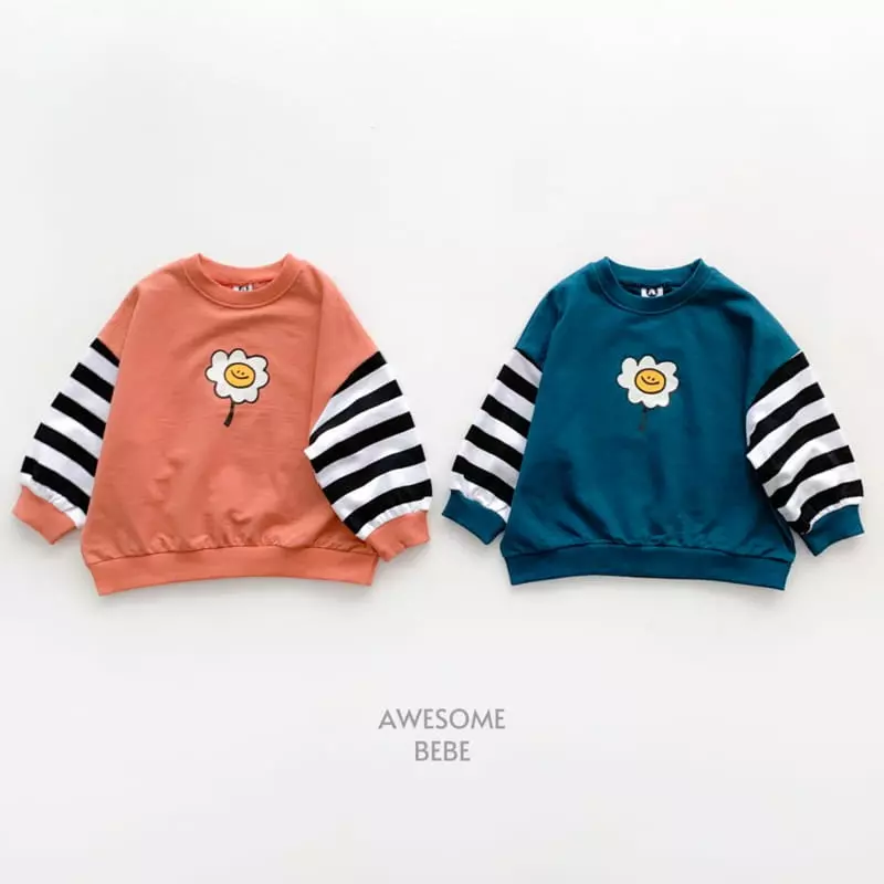 Awesome Bebe - Korean Children Fashion - #Kfashion4kids - Daisy Color Sweatshirt - 9