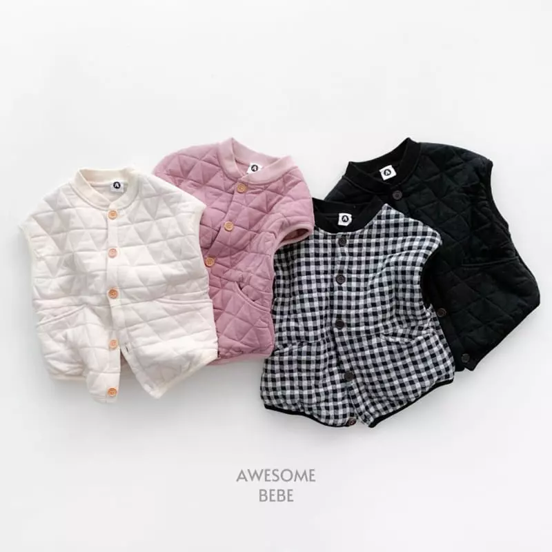 Awesome Bebe - Korean Children Fashion - #Kfashion4kids - Quiliting Vest - 7